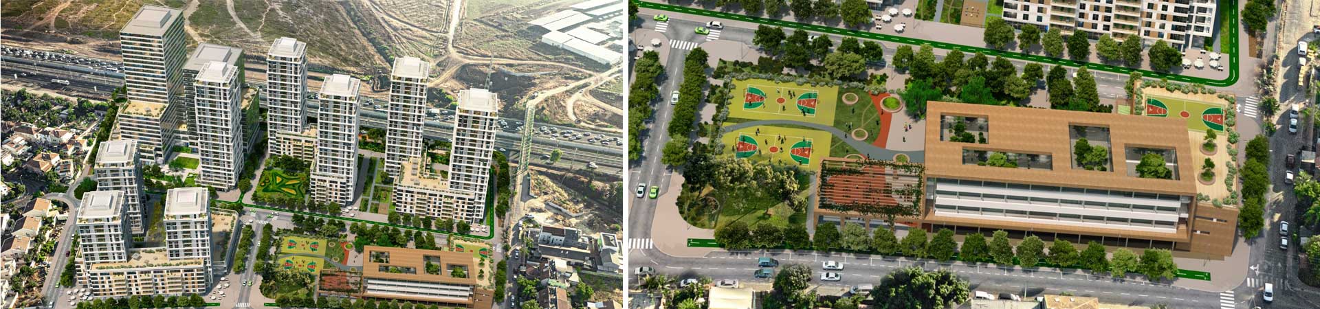 מתחם אופיס, אזור