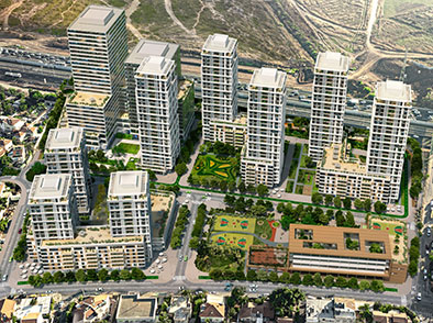 מתחם אופיס, אזור