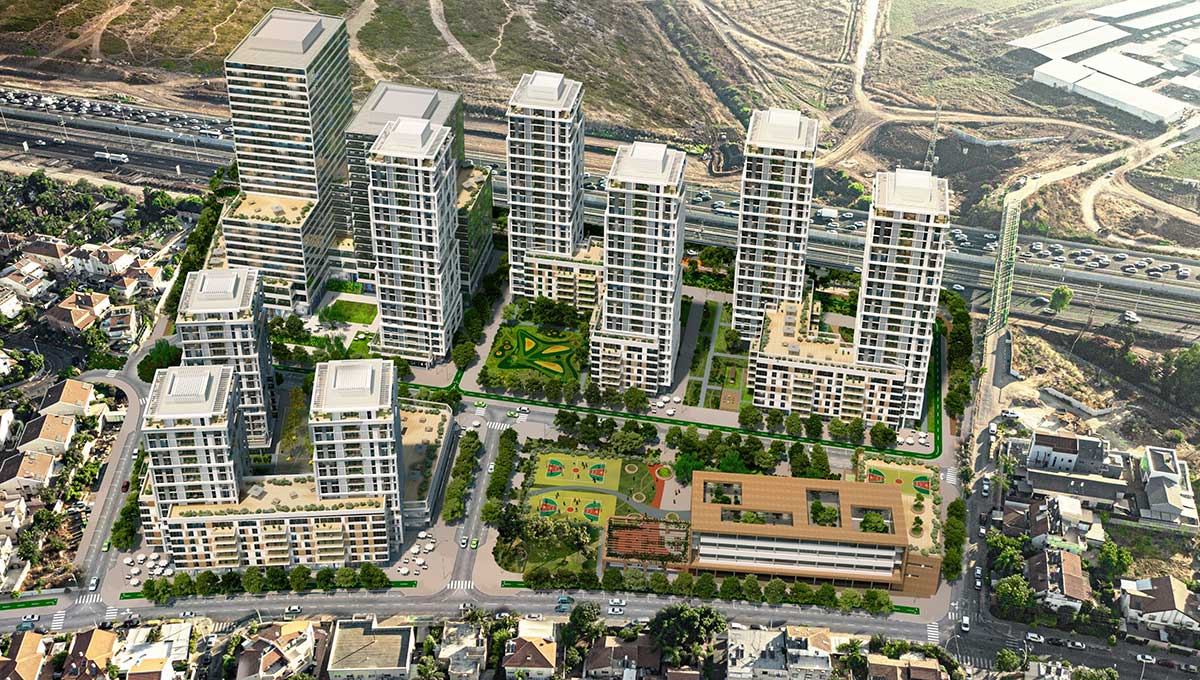 מתחם אופיס, אזור